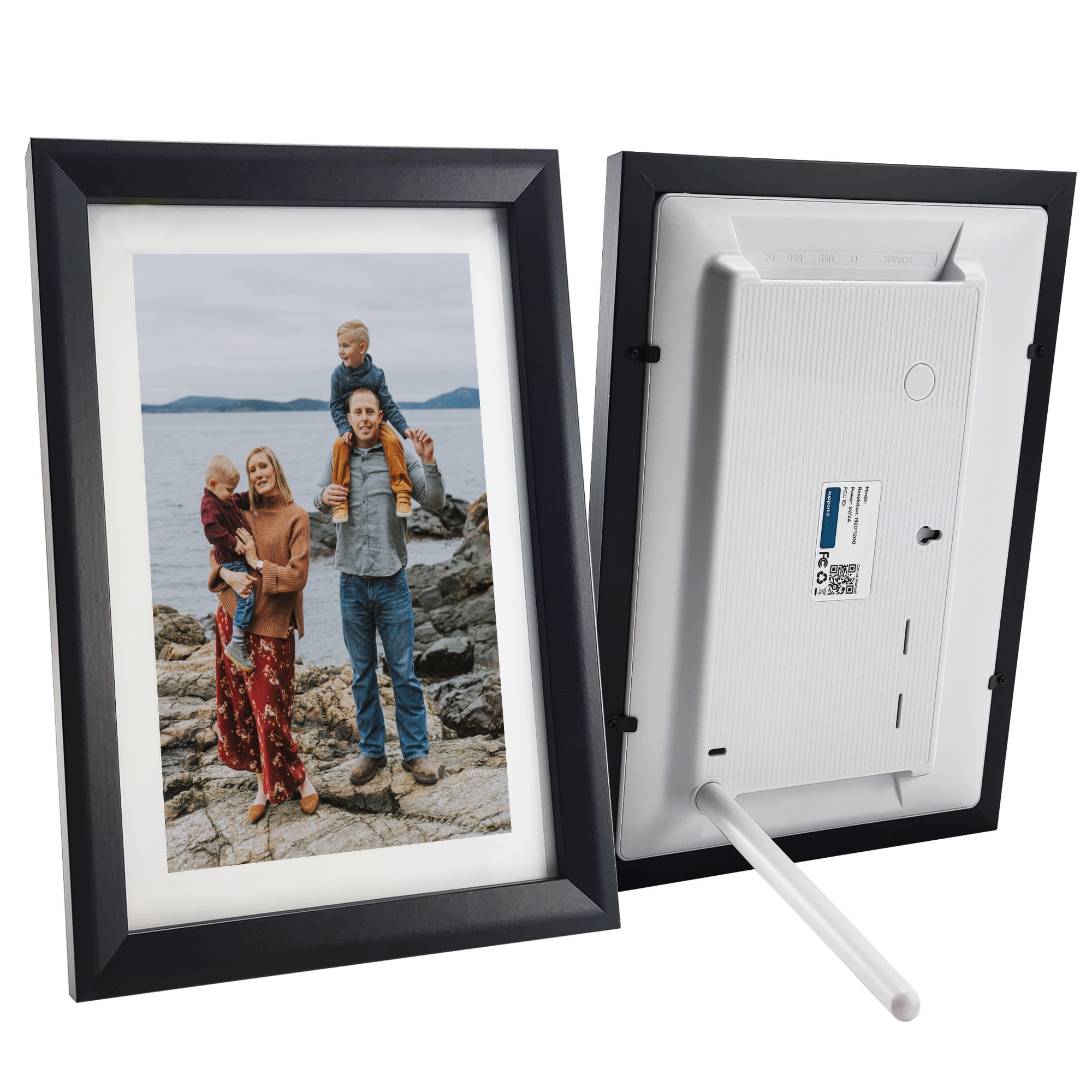 10" Smart wooden photo frame  #WF103TW